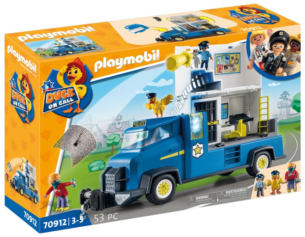 PLAYMOBIL® Figurine secouriste et pilote Duck on Call 70919