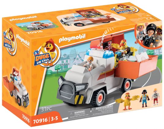 PLAYMOBIL Duck On Call 70916 Véhicule de secours