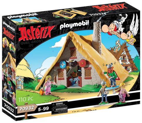 PLAYMOBIL Astérix 70932 Astérix : La hutte d'Abraracourcix