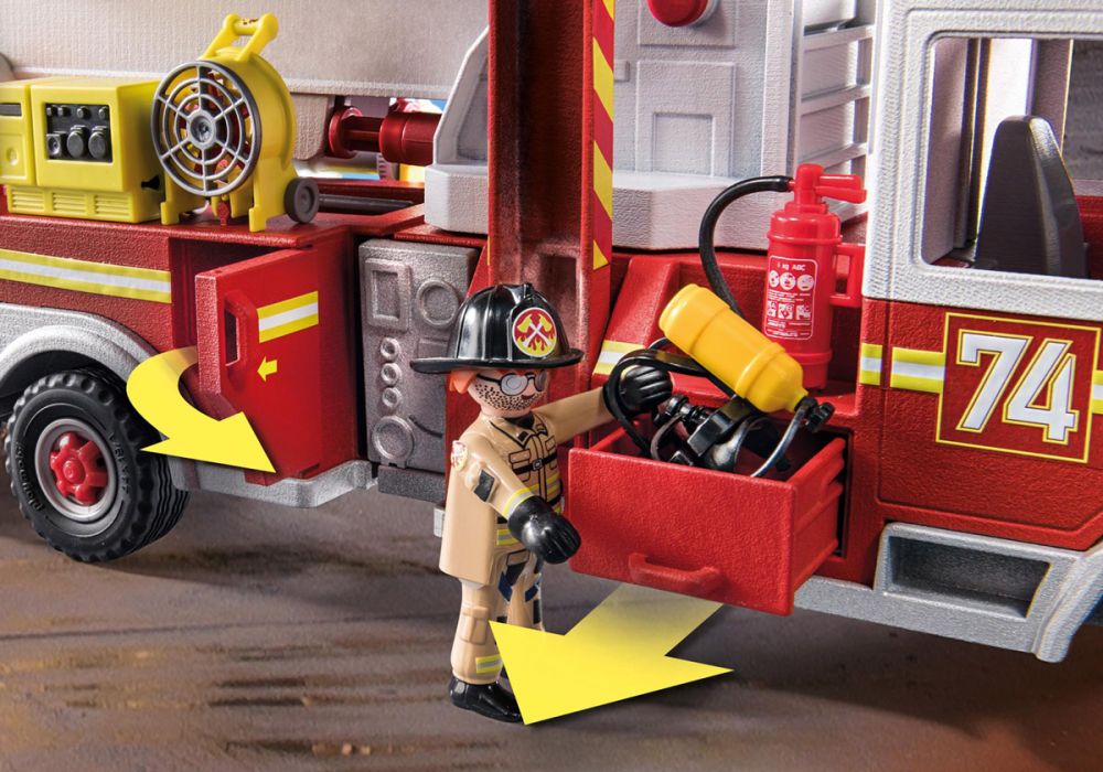 Playmobil 9463 City Action : Camion de pompiers avec échelle pivotante -  Jeux et jouets Playmobil - Avenue des Jeux