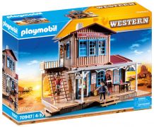 Lot Playmobil Western - Cowboy, Indiens, Shériff - Occasion - Figurines Et Accessoires