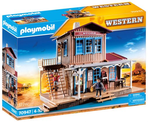 PLAYMOBIL Western 70947 Magasin du Far-West avec studio