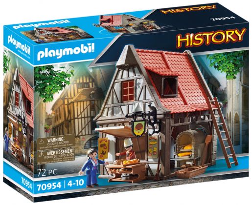 PLAYMOBIL History 70954 Boulangerie du Moyen-Age