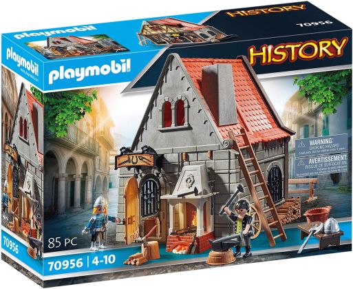PLAYMOBIL History 70956 Magasin du forgeron