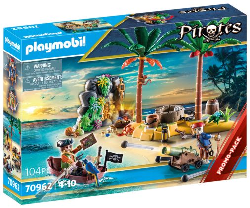 PLAYMOBIL Pirates 70962 Ilôt des pirates - Promo Pack