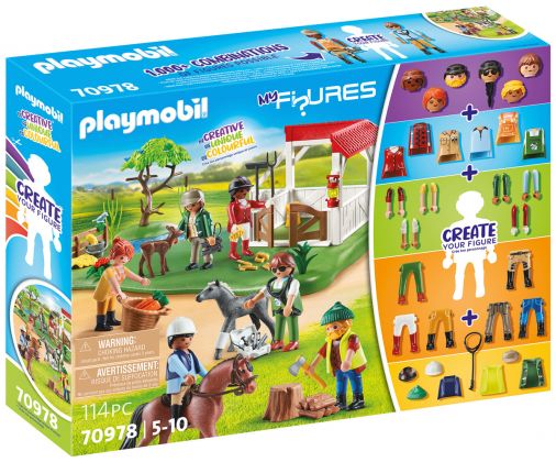 PLAYMOBIL MyFigures 70978 My Figures : Ranch équestre