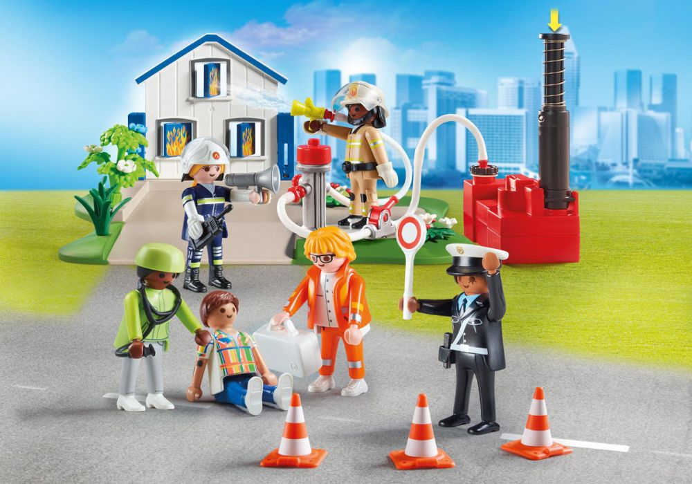 Playmobil MyFigures 70980 pas cher My Figures Secouristes
