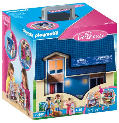 PLAYMOBIL Dollhouse 70985 Maison transportable