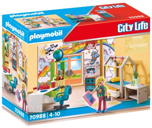 PLAYMOBIL City Life 70988 Chambre d'adolescent