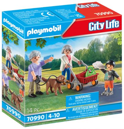 PLAYMOBIL City Life 70990 Grands-parents avec petit-fils