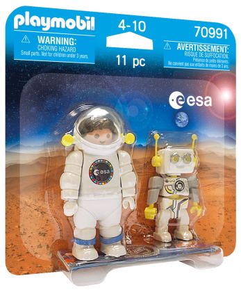 PLAYMOBIL Space 70991 Duo Astronaute ESA et ROBert