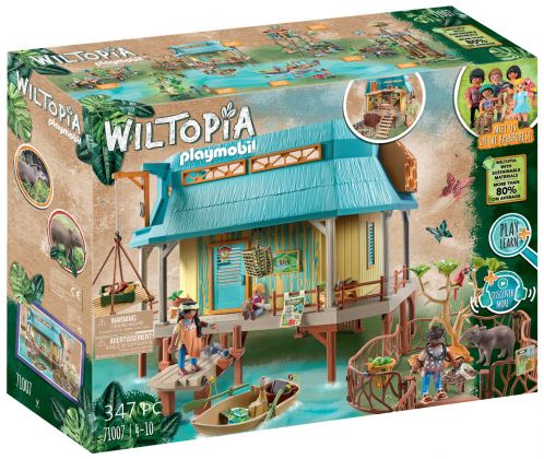 PLAYMOBIL Wiltopia 71007 Centre de soins pour animaux