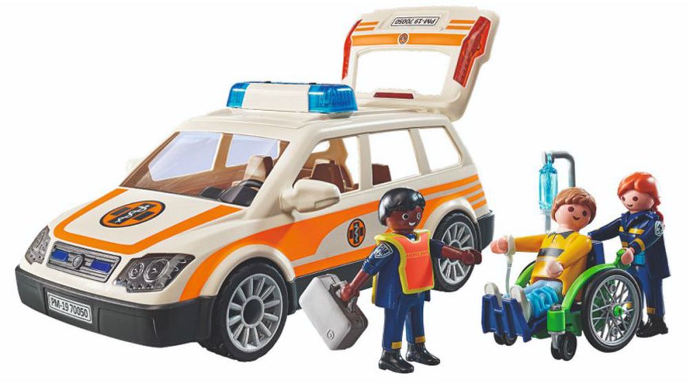 Playmobil City Life 71037 pas cher, Voiture de médecin d'urgence