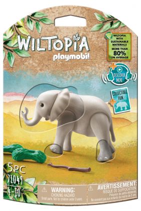 PLAYMOBIL Wiltopia 71049 Bébé Éléphanteau