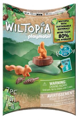 PLAYMOBIL Wiltopia 71065 Écureuils