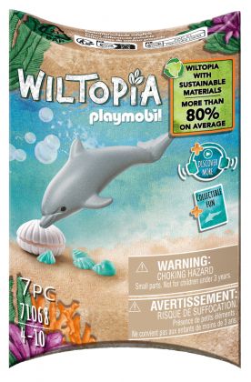 PLAYMOBIL Wiltopia 71068 Bébé Dauphin