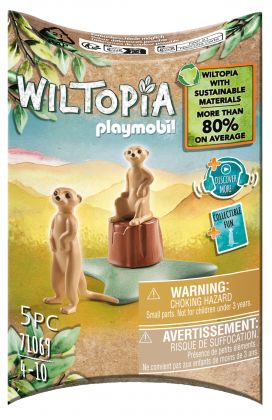 PLAYMOBIL Wiltopia 71069 Suricates