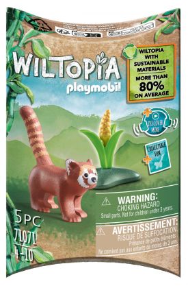 PLAYMOBIL Wiltopia 71071 Panda Roux