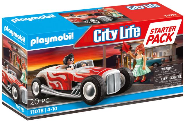 PLAYMOBIL City Life 71078 Voiture vintage avec couple