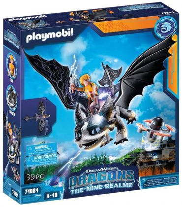 PLAYMOBIL Dragons (DreamWorks) 71081 Dragons : The Nine Realms - Thunder & Tom