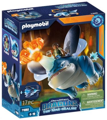 PLAYMOBIL Dragons (DreamWorks) 71082 Dragons : The Nine Realms - Plowhorn & D'Angelo