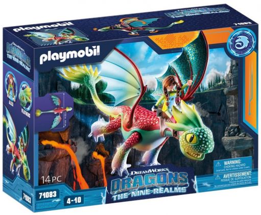 PLAYMOBIL Dragons (DreamWorks) 71083 Dragons : The Nine Realms - Feathers & Alex