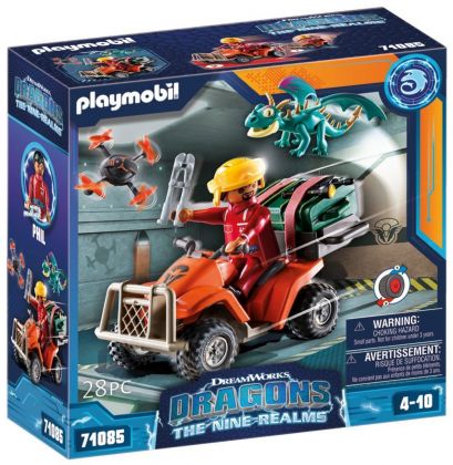 PLAYMOBIL Dragons (DreamWorks) 71085 Dragons : The Nine Realms - Icaris ATV & Phil