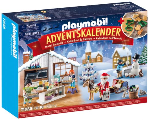 PLAYMOBIL Christmas 71088 Calendrier de l'Avent : Pâtisserie de Noël