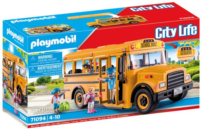 PLAYMOBIL City Life 71094 Bus scolaire