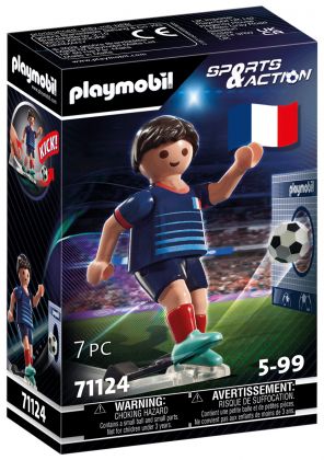 PLAYMOBIL Sports & Action 71124 Joueur de football Français B