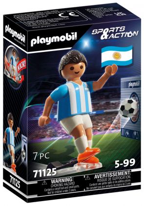 PLAYMOBIL Sports & Action 71125 Joueur de football Argentin