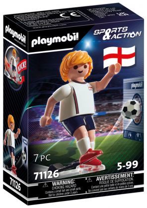 PLAYMOBIL Sports & Action 71126 Joueur de football Anglais