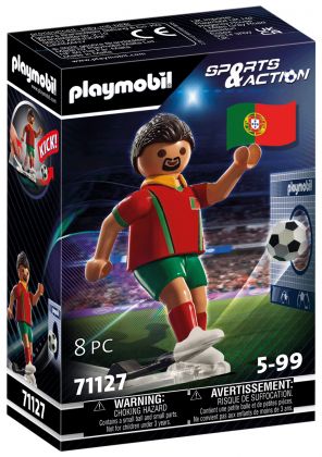 PLAYMOBIL Sports & Action 71127 Joueur de football Portugais