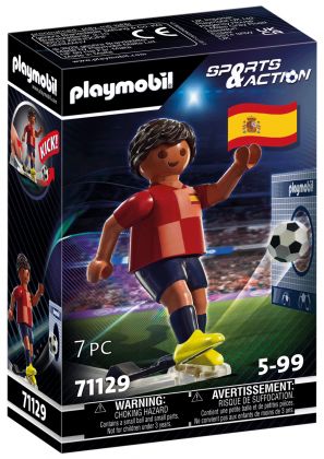 PLAYMOBIL Sports & Action 71129 Joueur de football Espagnol