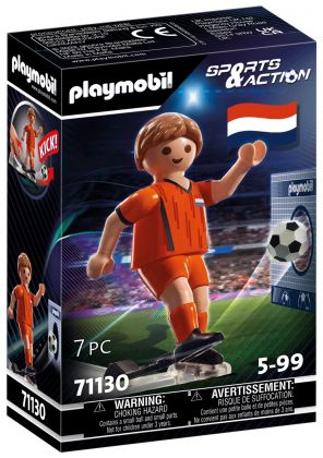 PLAYMOBIL Sports & Action 71130 Joueur de football Néerlandais