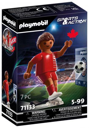 PLAYMOBIL Sports & Action 71133 Joueur de football Canadien