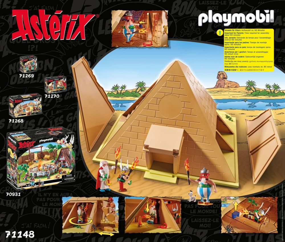 Playmobil Astérix 71148 pas cher, Pyramide Égyptienne