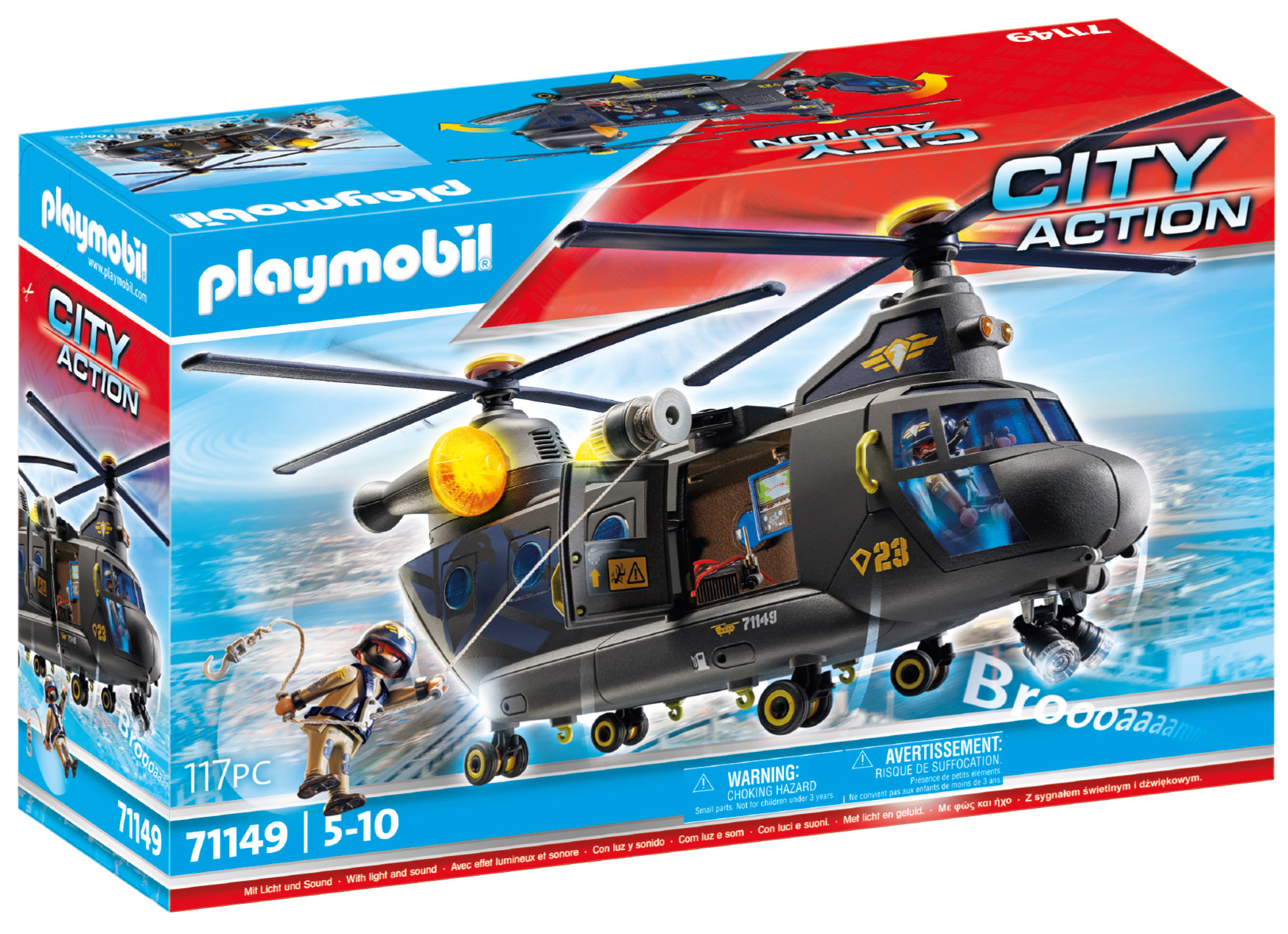 playmobil-city-action-71149-pas-cher-h-licopt-re-banane