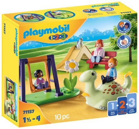 PLAYMOBIL 123 71157 Aire de jeux