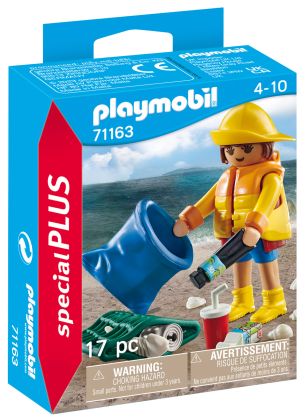 PLAYMOBIL Special Plus 71163 Bénévole ramassage de déchets