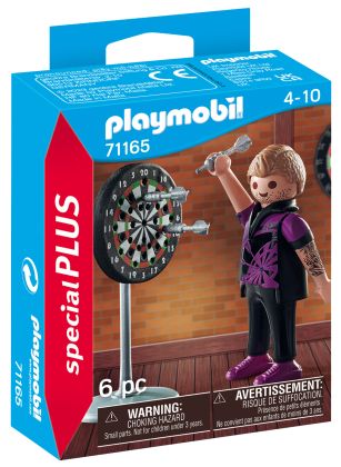 PLAYMOBIL Special Plus 71165 Joueur de fléchettes