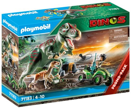 PLAYMOBIL Dinos 71183 Explorateur avec quad et dinosaures