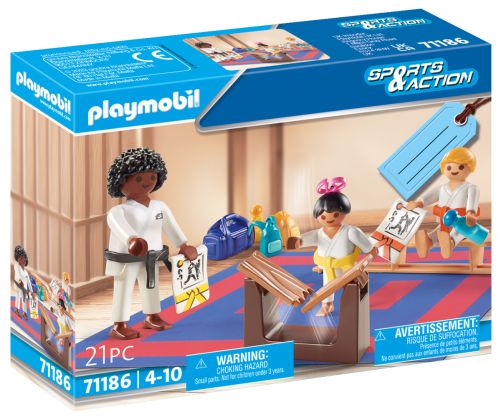 PLAYMOBIL Sports & Action 71186 Set cadeau Entrainement de karaté