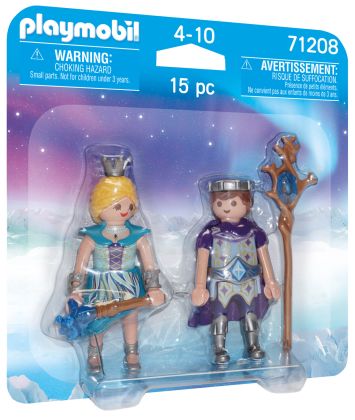 PLAYMOBIL Fairies 71208 Duo Couple princier des neiges