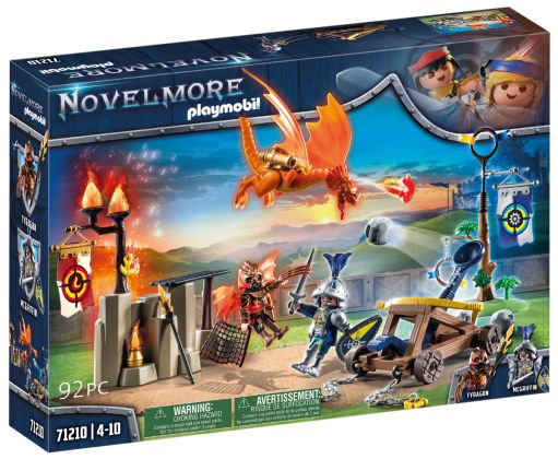 PLAYMOBIL Novelmore 71210 Tournoi Chevalier Novelmore contre Combattant Burnham Raider