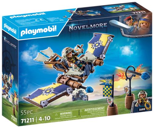 PLAYMOBIL Novelmore 71211 Planeur de Dario