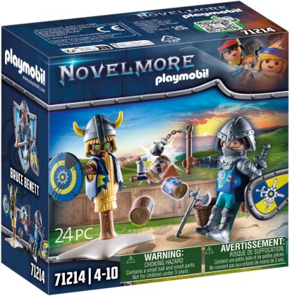 PLAYMOBIL Novelmore 71214 Chevalier Novelmore et mannequin d'entrainement