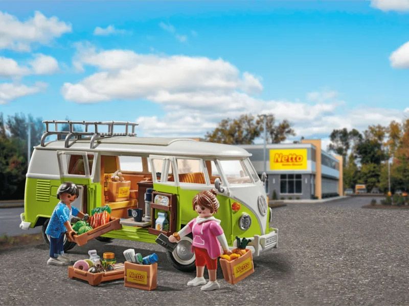 Playmobil Volkswagen 71409 pas cher, Volkswagen T1 Camping Bus