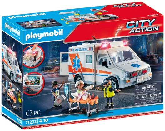 PLAYMOBIL City Action 71232 Ambulance (US)