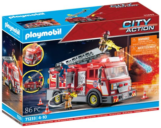 PLAYMOBIL City Action 71233 Camion de pompiers (US)